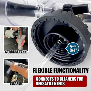 LEMATEC Pistola pulverizadora turbo 2 en 1 de 1000 ml para espuma, limpieza a presión, lavado de coches, herramienta profesional de detallado metálico - Product Image 2