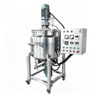 Cuve de mélange en acier inoxydable avec homogénéisateur électrique pour la fabrication de savon liquide et de shampoing