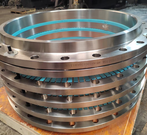 Hochwertiger FF/RF/RTJ PN2.5 PN6 PN10 Kohlenstoffs tahl flansch S235JR BS 4505 PN6 DN2200 DN2400 DN2600 DN2800 DN3000 Schweiß hals flansch - Product Image 3