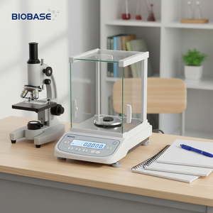 เครื่องชั่งวิเคราะห์อิเล็กทรอนิกส์อัตโนมัติ Biobase รุ่น BG1204C ความจุ 120 กรัม ความละเอียด 0.1 มิลลิกรัม เครื่องชั่งสำหรับห้องปฏิบัติการและการศึกษา เหมาะสำหรับนักเรียน - Product Image 1