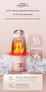 3-in-1 multifunzione Smart per scalda latte USB/batteria biberon a doppio strato sterilizzatore a vapore per uso alimentare Hotel all'aperto - Product Image 5
