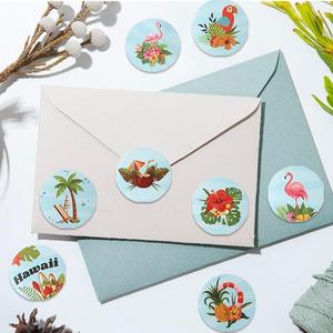 Autocollant adhésif en forme de dessin animé 2026 pour emballage de boîte cadeau, autocollant de forme spéciale, livraison directe - Product Image 1