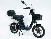 Fabricant chinois de scooter électrique à assistance au pédalage à suspension intégrale 350w 500w, cyclomoteur électrique pour la ville