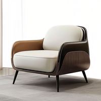 Fauteuil de loisirs pour enfants style nordique, en tissu de coton blanc, durable, pour salon, chambre, appartement, hôtel, chaise longue capitonnée au sol