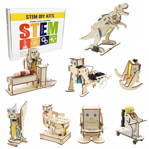 Kit de robot DIY pour enfants, jouets éducatifs STEM, jouets scientifiques et <span class=keywords><strong>d</strong></span>'ingénierie, kits scientifiques pour l'école - Product Image 1