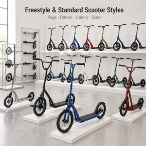 Vendita calda Custom BMX tipo sia V-BRAKE FREESTYLE Kick scooter & Foot scooter per bambini adulti - Product Image 4