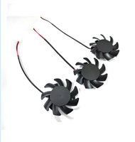 Ventilateur VGA sans cadre 5010B, DC12V, 4000 tr/min, haut débit d'air, souffleur de refroidissement de remplacement pour GPU intégré, 2 fils