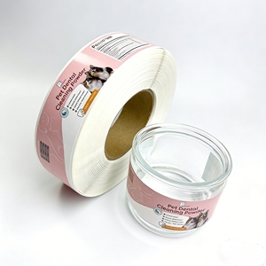 Etiquetas Laminadas Brillantes de Diseño Personalizado, Resistentes al Agua, para Latas de Comida para Mascotas, para Envasado de Comida para Perros y Gatos - Product Image 2