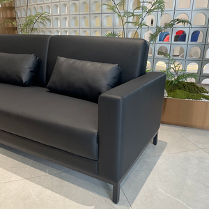 Foshan Oficina de cuero asequible Espera Descansando Visitante Juego de sofá barato Diseño Muebles modernos En línea Oficina de China como - Product Image 1
