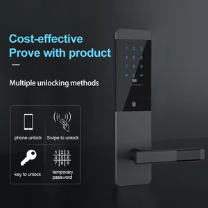 फैक्टरी सस्ती वाई-फाई डिजिटल कीपैड दरवाजा लॉक सिलेंडर के लिए कार्ड और कुंजी 60 मिमी बैकसेट-लॉक सिलेंडर के लिए - Product Image 5