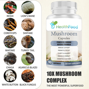 Cápsulas de Hongo Reishi Directas de Fábrica con Extracto de Hongo Reishi, Energía Natural, Mejora del Estado de Ánimo, Refuerzo del Sistema Inmunitario, Promueve la Concentración - Product Image 5
