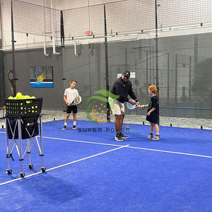 <span class=keywords><strong>Campo</strong></span> de deporte de Pádel para niños de 3 a 10 años Cancha de Pádel para niños Proveedor de mini Cancha de Pádel panorámica completa - Product Image 3