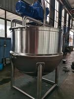 Agitateur triple à pales, Disperseur à cisaillement élevé, Machine de dispersion à cuve encadrée en acier inoxydable 3785L, Moteur DC pour produits chimiques