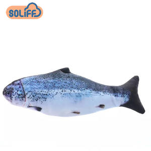 新デザイン低価格ぬいぐるみ電動魚シミュレーション猫魚のおもちゃ - Product Image 4