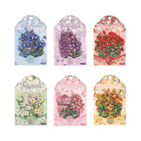 30 Aufkleber pro Packung Blumen-Bach Farbspektrum Serie Journaling-Sticker Retro Wasserfeste Aufkleber für Journaling