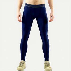Pantalon de compression pour homme de qualité supérieure, taille haute, anti-UV, séchage rapide, extensible dans quatre directions, respirant, tissu intelligent, anti-bactérien, vêtements de sport - Product Image 1
