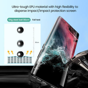 Bán buôn Dễ dàng cài đặt iPhone 15 16 17 Pro Max siêu điện thoại thông minh phim HD TPU TPH Hydrogel chống gián điệp <span class=keywords><strong>UV</strong></span> Phim điện thoại bảo vệ màn hình - Product Image 2