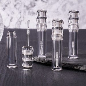 <span class=keywords><strong>Tube</strong></span> de brillant à lèvres carré unique vide de 3ml 3.5ml avec pinceau transparent Contenant de brillant à lèvres pour brillant à lèvres Pointe en silicone Logo personnalisé - Product Image 1