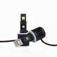Phares LED LANSEKO V22 880/881 H8 H11 H4 H10 H7 P13 PSX26W 25W 6500K 6000LM pour voiture avec ventilateur