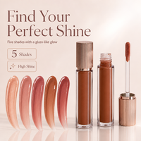 Gloss à lèvres hydratant longue durée effet miroir, gloss à lèvres pour maquillage quotidien, gloss à lèvres en gros pour une utilisation quotidienne dans la routine beauté