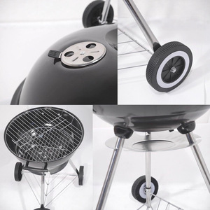 Parrilla de barbacoa de camping de carbón de forma redonda portátil de diseño Popular para exteriores - Product Image 2