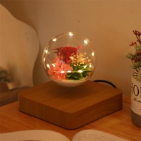 Gepersonaliseerde Geschenken Natuurlijke Oneindig Geconserveerde Rozen Bloemen Magnetische Zwevende Unieke Nieuwe Bewaarde Bloemen Plant