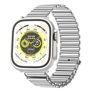 Bracelet en acier inoxydable de qualité supérieure Upro pour Apple Watch Series 9 Ultra 2, bande de 49 mm 45 mm, boucle réglable, bracelet intelligent - Product Image 5