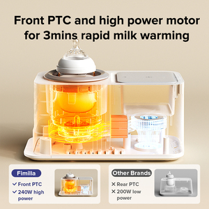 Scalda <span class=keywords><strong>latte</strong></span> elettrico di nuovo Design e Shaker multifunzionale senz'acqua biberon più caldo per 0-12 mesi di alimentazione del bambino - Product Image 4