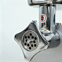 Nouvelle hachoir à viande électrique commercial en acier inoxydable certifié CE avec fonctionnement automatique et capacité de 80 kg/h