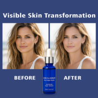 Sérum Visage Anti-rides et Hydratant au Peptide de Cuivre Bleu (GHK-Cu 2%) OEM ODM, Réparateur de Barrière Cutanée, Marque Privée 30ml