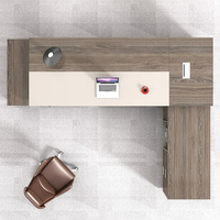 Escritorio Ejecutivo de Lujo para Oficina, Mesa de Escritorio, Jefe Ejecutivo, Muebles de Oficina, Ceo, Escritorio, Jefe de Oficina, Mesa de Escritorio, 2, 2