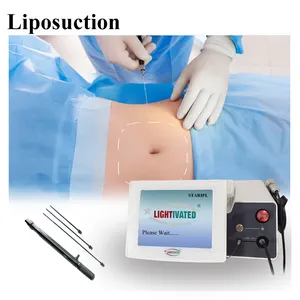 Mất chất béo phẫu thuật thẩm mỹ 1470nm lipolysis kép bước sóng laser diode điều trị hút mỡ máy