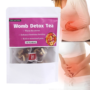 Thé <span class=keywords><strong>D</strong></span>étox Frais Bio et de Haute Qualité à Base <span class=keywords><strong>d</strong></span>'Extraction <span class=keywords><strong>d</strong></span>'Herbes Naturelles pour la Fertilité et la Santé Féminine, Marque Blanche - Product Image 1
