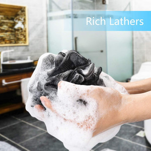 Soft Bath <strong>Shower</strong> <strong>Sponge</strong> Bath Customized logo Label 50g Mesh Exfoliating Scrubber Bath <strong>Sponge</strong> - Product Image 2