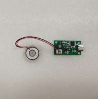 Sensor Kelembaban Keramik PZT 1.7MHz/2.4MHz/3MHz/5MHz, Pelat/Disk Atomisasi Piezoelektrik untuk Diffuser Ultrasonik