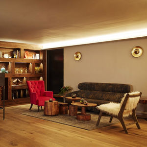 Ensemble de meubles d'hôtel de luxe en bord de lac, mobilier de villa 5 étoiles en bord de mer, chambre à coucher, salon, bois massif, design sur mesure haut de gamme - Product Image 5