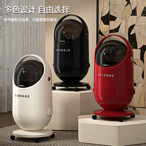 Storage Trash Can Round Flip Lid Large Capacity Indoor Use For Home Bedroom Living Room - Product Image 4