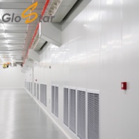 Panneau sandwich isolant ignifuge pour salle blanche, avec structure en aluminium et papier écologiques, pour cloisons et plafonds d'atelier
