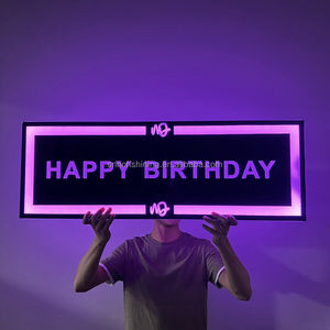 RICHSHINING Panneau d'<span class=keywords><strong>anniversaire</strong></span> personnalisé avec logo Chapiteau à LED Tableau d'affichage à LED Présentateur de bouteilles pour boîte de nuit Bar Party - Product Image 4