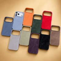 Étui de téléphone portable magnétique minimaliste de couleur unie pour iPhone, personnalisable