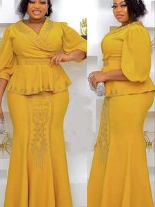 2 Stück Set Plus Size Afrika Kleidung Dashiki Afrikanische Röcke und Top für Frauen Ankara Hochzeits feier Kleid Outfits Neue Roben - Product Image 5