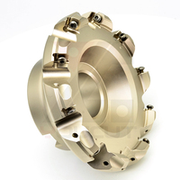 45 °   Fraise à face indexable H-SOF45-8/16-D125-10-40R à 8/16 dents pour plaquettes ONMU060506/SNMU150515 CNC
