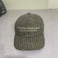 Topi Snapback 5 Panel Oxford Dobby Dot Warna Kustom Tanpa Struktur dengan Tali Korduroi 100% Katun Unisex Model Dad Hat