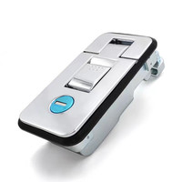 Loquet à compression en alliage de zinc et acier inoxydable poli, poignée de verrouillage à poussoir pour panneau, idéal pour camions industriels, camping-cars, remorques et fours – Installation facile