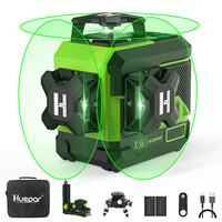 Huepar Z03CG niveau Laser 12 lignes vert 3d 360 outil avec affichage LED et batterie Rechargeable