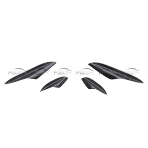 สำหรับ BMW ซีรีส์ 3 E90 E92 E93 M3 ปี 2008-2013 คาร์บอนไฟเบอร์ ชุดแต่งกันชนหน้า คานาร์ด สปลิตเตอร์ สภาพใหม่ - Product Image 5