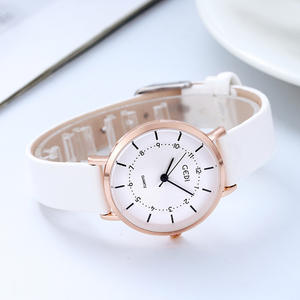 Montres tendance pour femmes, nouveau cadran à chiffres romains, bracelet en cuir, vente directe d'usine - Product Image 2