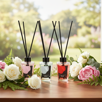 Coffret Cadeau Diffuseur de Luxe à Bâtonnets – Parfum d'Ambiance et Aromathérapie Sans Flamme pour Chambre, Salle de Bain et Salon