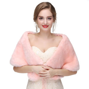 Robe de <span class=keywords><strong>mariée</strong></span>, vêtements d'extérieur, Cape de <span class=keywords><strong>mariée</strong></span>, veste d'hiver, châle en <span class=keywords><strong>fourrure</strong></span>, vêtements et accessoires de mariage - Product Image 4