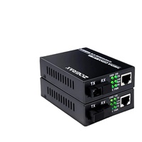 ZoeRax HTB-GS-03AB Paire de convertisseurs de média adaptatifs Gigabit 10/100/1000 Mbps Fibre Optique Émetteur-récepteur Ethernet SC Monomode RJ45